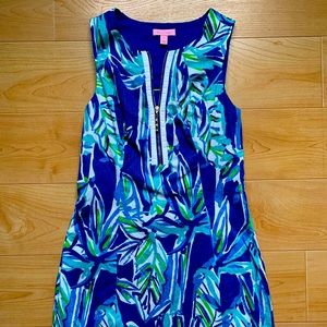 Lilly Pulitzer Penelope Dress Blue Crush Bamboo